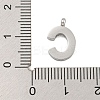 304 Stainless Steel Charms STAS-G345-01P-C-3