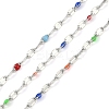 Brass Dapped Chains AJEW-Q153-03P-05-1