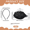 Mesh Veil Hair Bands OHAR-WH0011-63B-2
