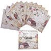 12Pcs 12 Patterns Floral Scrapbook Paper Pads DIY-WH0430-010-1