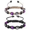 Braided Bead Bracelets PW-WG85892-06-1