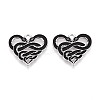Halloween Theme Alloy and Enamel Pendants ENAM-T021-30F-01-1