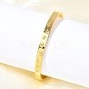304 Stainless Steel Cuff Bangles BJEW-P348-02B-G-3