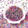 Baking Paint Transparent Glass Seed Beads X-SEED-N006-05-2