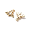 Brass Micro Pave Cubic Zirconia Pendants KK-A259-13G-2