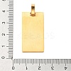 Christmas Ion Plating(IP) 304 Stainless Steel Pendants STAS-Z098-37G-3