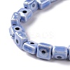 Handmade Porcelain Ceramic Beads Strands LAMP-B021-06H-4