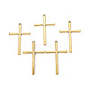 Tibetan Style Alloy Cross Large Pendants LS-TIBEP-EAAA0100Y-AG-FF-1