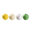 160Pcs 4 Colors Farmhouse Country and Rustic Style Painted Natural Wood Beads WOOD-LS0001-01I-2