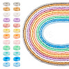  12 Colors Handmade Polymer Clay Beads CLAY-TA0001-24-9