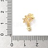 Brass Micro Pave Cubic Zirconia Pendants KK-D504-19B-G-3