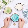 3Pcs 3 Colors Ceramic Dipping Bowls AJEW-CP0009-67-3