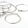Brass Earring Findings Hoops EC108-3NF-4