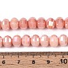 Anti-Tarnish Electroplate Glass Beads Strands GLAA-T025-8mm-19D-4