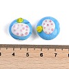 Handmade Lampwork Bumpy Beads Strands LAMP-Q002-02F-4