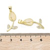 Flower Resin Pendants KK-E102-28G-3