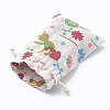 Polycotton(Polyester Cotton) Packing Pouches Drawstring Bags LS-ABAG-T006-A03-4
