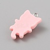 Opaque Resin Cat Pendants X1-CRES-TAC0010-07E-2