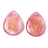 Cherry Quartz Glass Pendants G-T122-73L-2