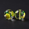 Transparent Glass Beads LAMP-B021-03B-16-4