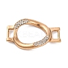 Alloy Crystal Rhinestone Teardrop Connector Links Charms FIND-M042-01G-NR-1