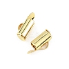 SHEGRACE Brass Slide On End Clasp Tubes XGRQ1R438-356G-2