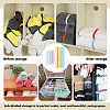 100Pcs 2 Styles Polyester Elastic Roll-up Storage Belt AJEW-FG0005-29-5