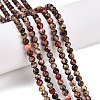 Dyed Natural White Jade Beads Strands G-T140-4mm-B06-2