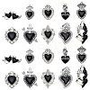 20Pcs 10 Sytyles Alloy Enamel Pendants ENAM-ME0001-11-1