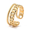 Ion Plating(IP) 304 Stainless Steel Finger Rings RJEW-L102-34G-3