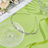 Alloy with Rhinestone Hair Bands for Women Girls AJEW-WH0609-316P-4