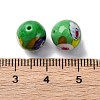 Handmade Millefiori Lampwork Beads LAMP-R003-02B-08-3