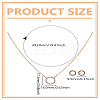 Alloy Crystal Rhinestone Ring Pendant Necklaces & Stud Earring Sets for Women SJEW-LP0001-29G-2