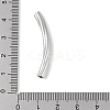 304 Stainless Steel Curved Tube Beads STAS-M071-03D-P-4
