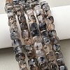 Natural Dragon Veins Agate Beads Strands G-G177-E10-05-5