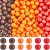 600Pcs 3 Colors Dyed Natural Wood Beads WOOD-SC0001-82B-1