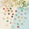 72Pcs 12 Colors Eco-Friendly Zinc Alloy Pendants FIND-PH0002-56-3