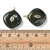 Natural Moss Agate Pendants G-H328-06G-B13-3