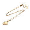 304 Stainless Steel Pendant Necklaces NJEW-T018-44G-3