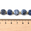 Natural Dumortierite Beads Strands G-B094-A36-01-5