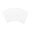 Cardboard Display Cards CDIS-WH0005-04A-2