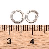 Tarnish Resistant 304 Stainless Steel Open Jump Rings STAS-R049-6x1mm-2