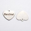 Non-Tarnish 201 Stainless Steel Heart Pendants LS-STAS-L165-A01-2