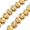 Electroplated Synthetic Non-magnetic Hematite Beads Strands G-B132-C01-01A-1