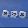 27Pcs Acrylic Tent Table Number Sign AJEW-XCP0002-51-3