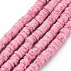 Handmade Polymer Clay Beads Strands CLAY-TD001-003A-1