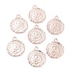 Alloy Pendant Cabochon Settings LS-PALLOY-A18941-RG-LF-1
