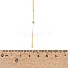 304 Stainless Steel Rectangle Link Chain Y Necklaces for Women NJEW-Z085-02G-3