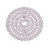 Flat Round Frame Carbon Steel Cutting Dies Stencils LS-DIY-F028-79-4