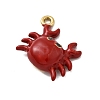 304 Stainless Steel Enamel Pendants X-STAS-I355-11G-07-2